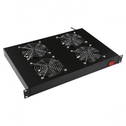 RAF315BL RAF315BL Lanview by Logon 4 FANS, ANALOG THERMOSTAT RACK MOUNT FAN MODULE 1U RAF315BL 560 m³/h Features DSE