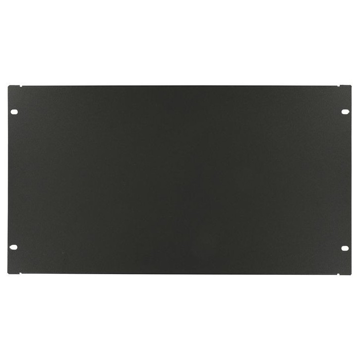 RAB125BL Lanview by Logon 6U 19" SCREW TYPE BLANK PANEL BLACK RAB125BL 19 "