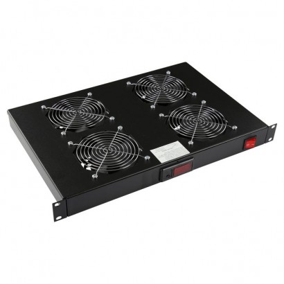 RAF305BL RAF305BL Lanview by Logon 4 FANS, DIGITAL THERMOSTAT RACK MOUNT FAN MODULE 1U RAF305BL 560 m³/h Features DSE