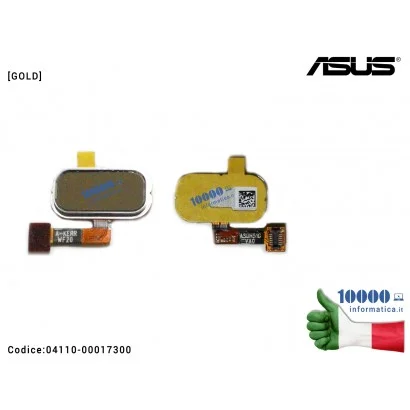 04110-00017300 Sensore Impronta Digitale Finger Print Sensor ASUS ZenFone 3 ZE520KL (Z017D) ZE552KL (Z012D) (Z012S) [GOLD]