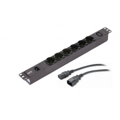 EPDU1010B-SCH EPDU1010B-SCH APC Easy Rack PDU, Basic, 1U, 1 Phase, 2.3kW, 230V, 10A, 6 SCHUKO and 1 C13 outlets, IEC60320 C14...