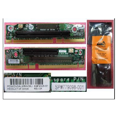 779098-001-RFB 779098-001-RFB Hewlett Packard Enterprise PCIe 3.0 CPU1 Riser Card 16/x8 Features DSE