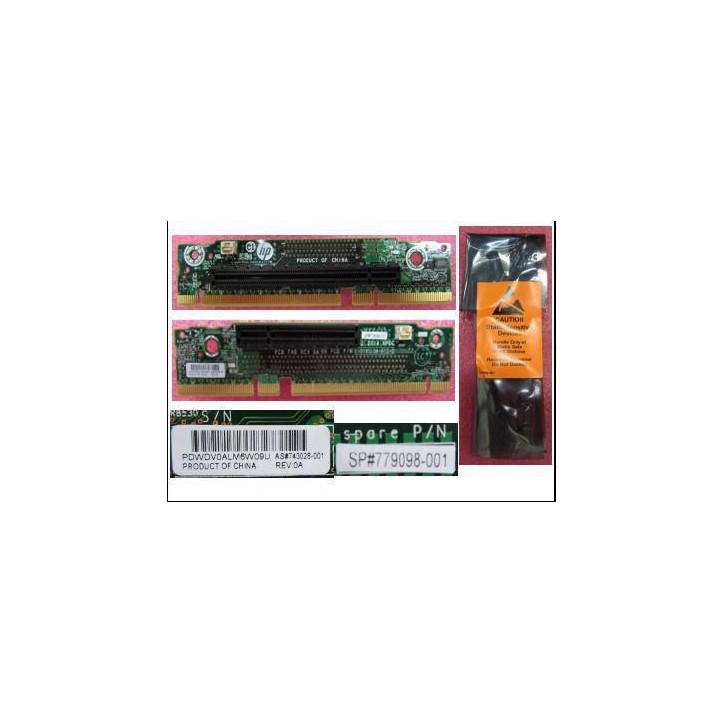 779098-001-RFB Hewlett Packard Enterprise PCIe 3.0 CPU1 Riser Card 16/x8