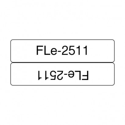 FLE2511 FLE2511 Brother FLe-2511 label-making tape Black on white Brother Features DSE
