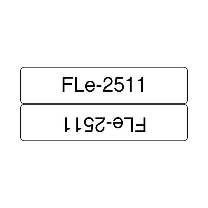 FLE2511 Brother FLe-2511 label-making tape Black on white Brother
