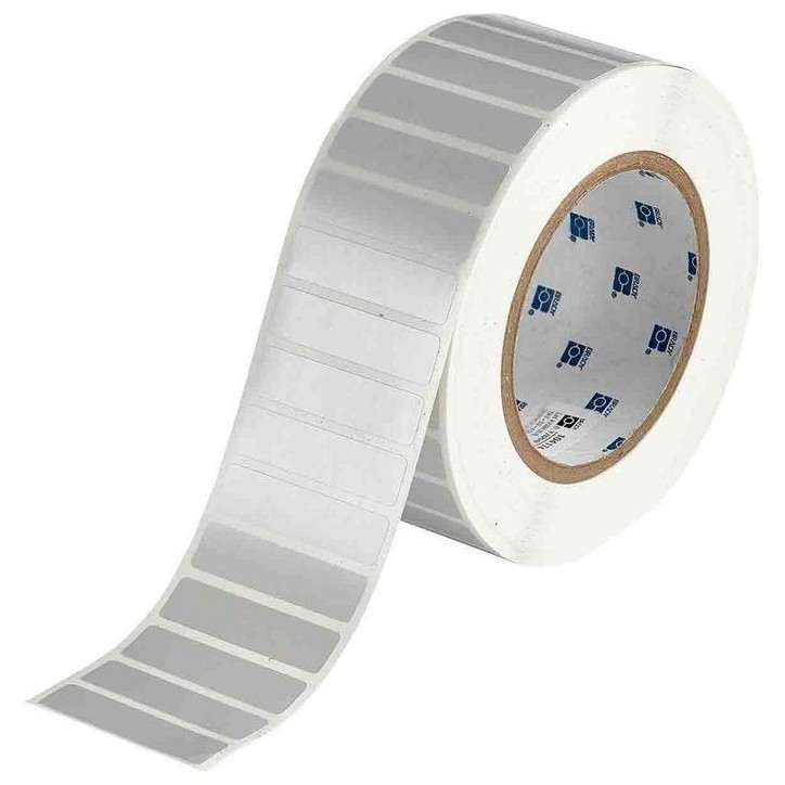 THT-53-413-3 Brady 76 mm Core Matt Silver Polyester with Acrylic Adhesive Labels THT-53-413-3, 104174 Acrylic