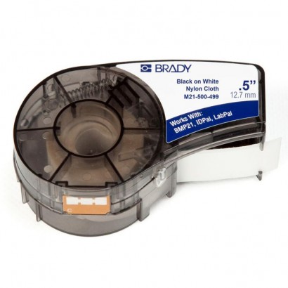 M21-500-499 Brady Nylon Cloth tape for BMP21-PLUS BMP21 IDPAL LABPAL 12.70 mm X 4.88 m M21-500-499, 110894
