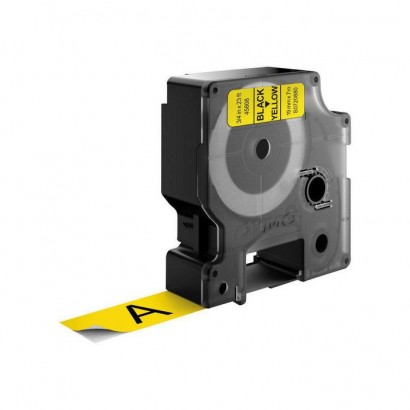 S0720880 S0720880 DYMO D1 - Standard Labels - Black on Yellow - 19mm x 7m 45808, 181089 DYMO Features DSE