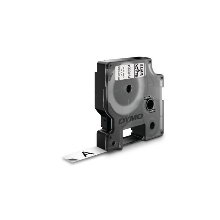 1978364 DYMO D1 - Durable Labels - Black on White - 12mm x 5.5m