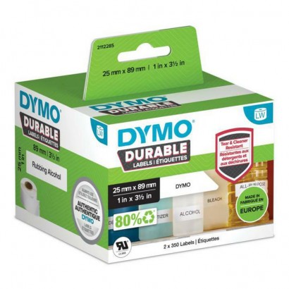 2112285 2112285 DYMO LabelWriter™ Durable Labels - 25x89mm LabelWriter Wireless, 4XL, SE450, 450 Twin Turbo, 450 Turbo, 450, ...