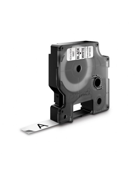 S0718040 DYMO D1 - Durable Labels - Black on White - 12mm x 5.5m