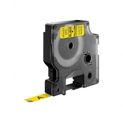S0720730 S0720730 DYMO D1 - Standard Labels - Black on Yellow - 9mm x 7m 40918 DYMO Features DSE