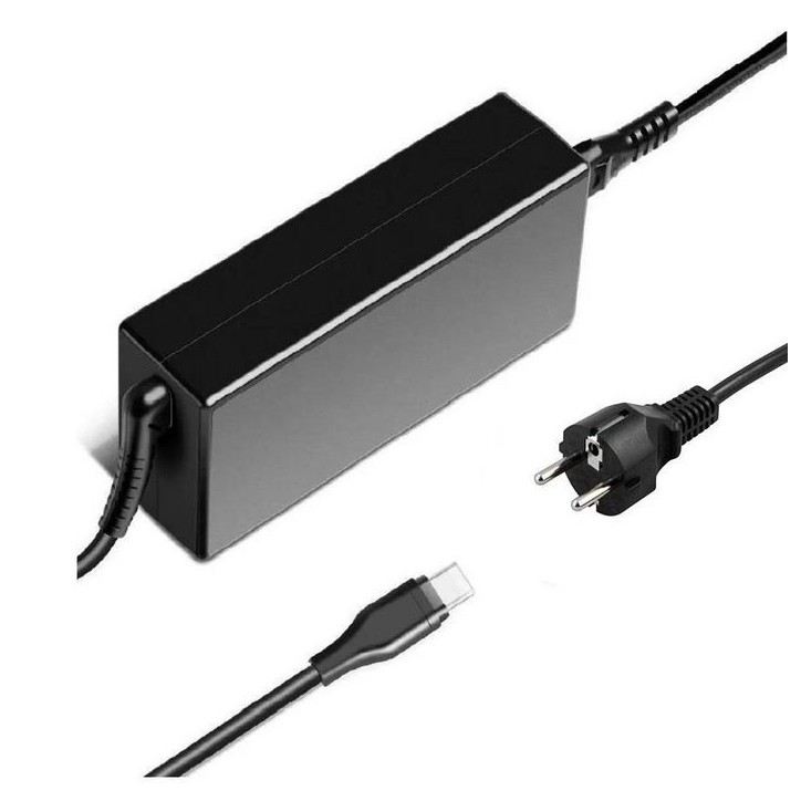 MBXUSBC-AC0025 CoreParts USB-C Power Adapter 45W 5-20V/2-3A USB PD (TÜV-GSCE(EMC/LVD) - Including EU Power Cord-C5/C6 Schuko - D