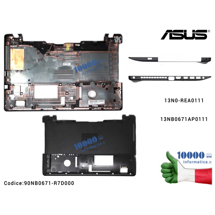 Bottom Case Cover Lower Inferiore ASUS X550J K550J K550JD X550JD X550JF X550JK X550JX 13N0-REA0111 13NB0671AP0111