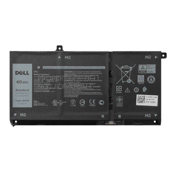 CF5RH Dell Battery, 40WHR, 3 Cell, Lithium Ion 0CF5RH 40 Wh