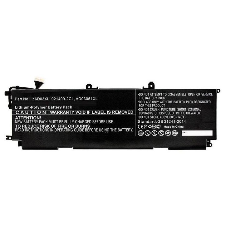 MBXHP-BA0212 CoreParts Laptop Battery for HP 45.51Wh Li-Pol 11.1V 4100mAh Envy 13-ad000, Envy 13-AD001NO, Envy 13-AD001TX 921409
