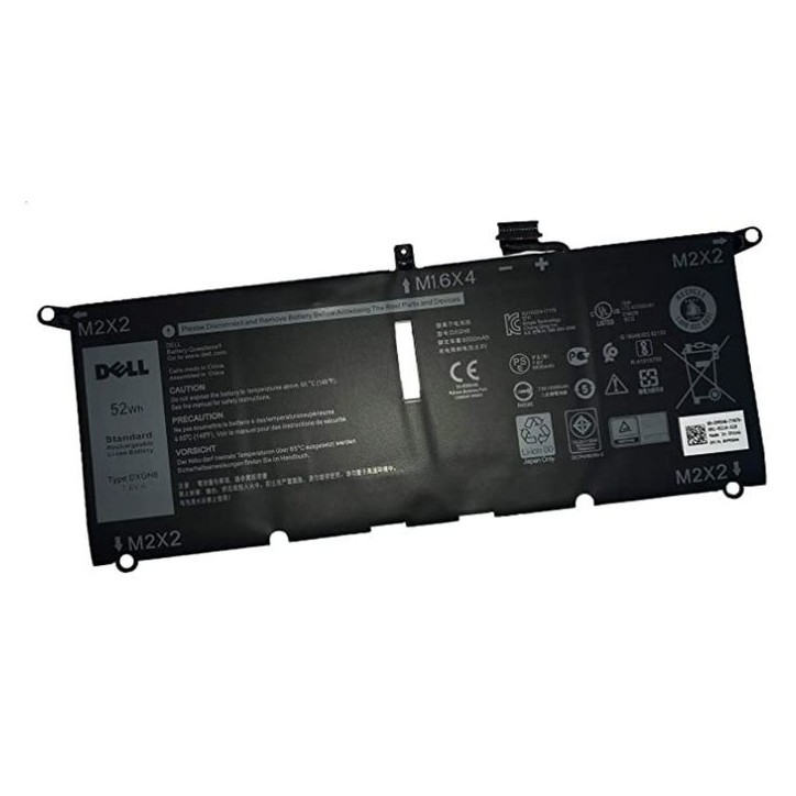 DXGH8 Dell Dell Battery, 52 WHR, 4 Cell, Lithium Ion 0DXGH8 52 Wh