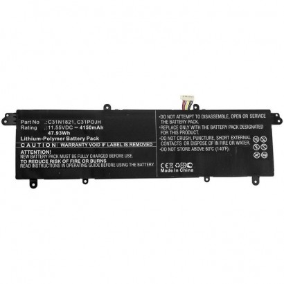 MBXAS-BA0253 CoreParts Laptop Battery for Asus 47.93Wh Li-Pol 11.55V 4150mAh, for for ASUS,...