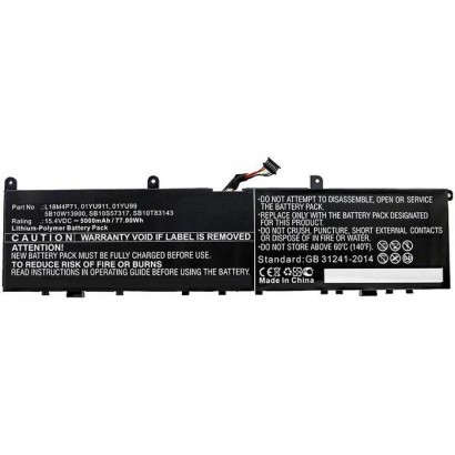 MBXLE-BA0277 MBXLE-BA0277 CoreParts Laptop Battery for Lenovo 79.77Wh Li-Pol 15.4V 5180mAh Black, for Lenovo Notebook, Laptop...