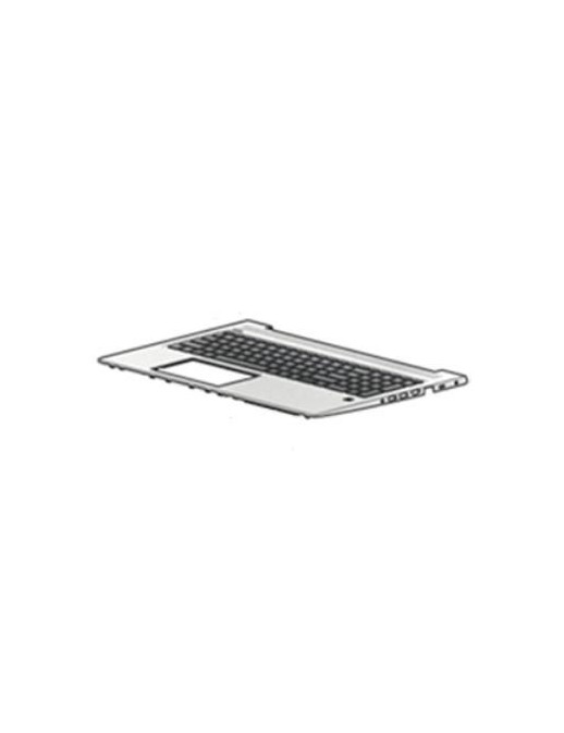 L45091-051 HP Top cover/keyboard (includes cable), No backlight 809355 HP