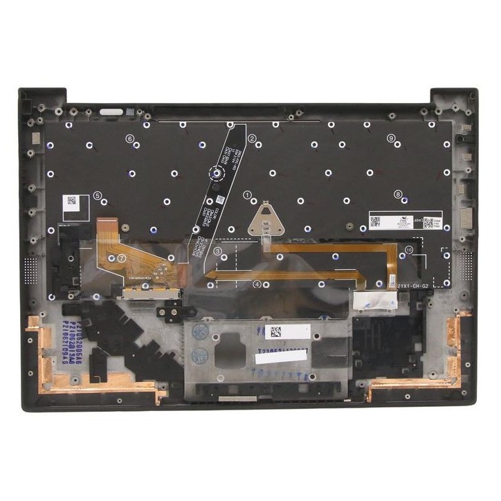 5M11C53256 Lenovo Keyboard bezel assembly for Panther-1 model, designed for Swedish/Finnish layouts, compatible with Lenovo syst