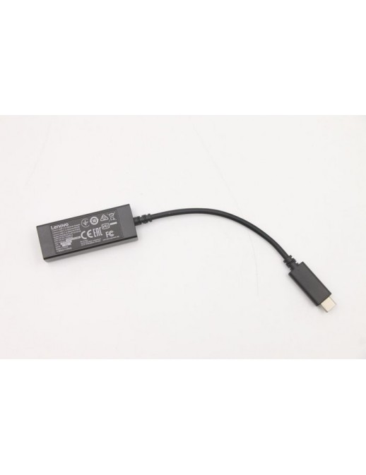 5C11E09636 5C11E09636 Lenovo USB-C to Ethernet adapter, connects USB-C notebooks to Gigabit Ethernet, supports hot plug, comp...