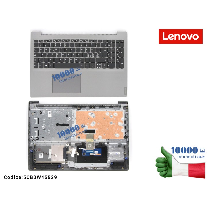 Tastiera Italiana Top Case LENOVO IdeaPad S145-15IIL (81W8) S145-15IWL (81MV) S145-15AST (81N3) S145-15API (81UT) 5CB0S16773 5CB