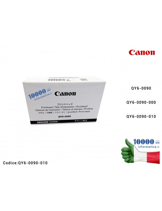 TESTINA DI STAMPA NERA ORIGINALE CANON PER PIXMA TS8250 TS8170 TS8360 TS8100 TS9140 TS9180 TS9170 TS8360 TS8392 TS8080 TS8051 TS8298 TS8351 QY6-0090-000 Canon Print Head Black QY6-0090-010