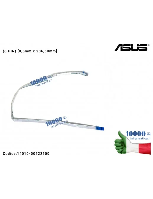 Cavo Collegamento Touchpad TP FFC (8 PIN) [0,5mm x 286,50mm] ASUS VivoBook X542 X542B X542BA X542BP X542U X542UA X542UF X542UN X