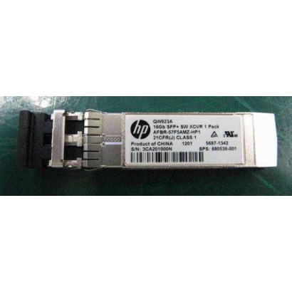 680536-001 680536-001 16Gb Fibre Channel Short Wave SFP+ Transceiver Module HP DSE