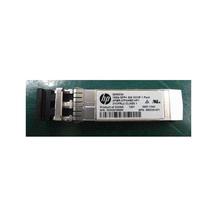 680536-001 16Gb Fibre Channel Short Wave SFP+ Transceiver Module