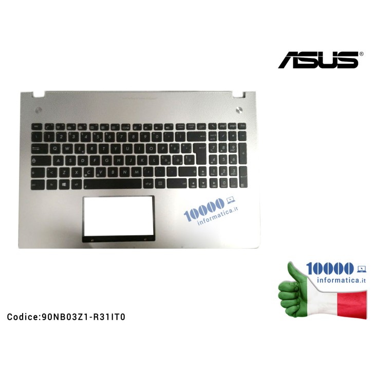Tastiera Italiana Completa di Top Case Superiore ASUS N56JR G56JR N56JK G56JK N56JN [Retroilluminata]