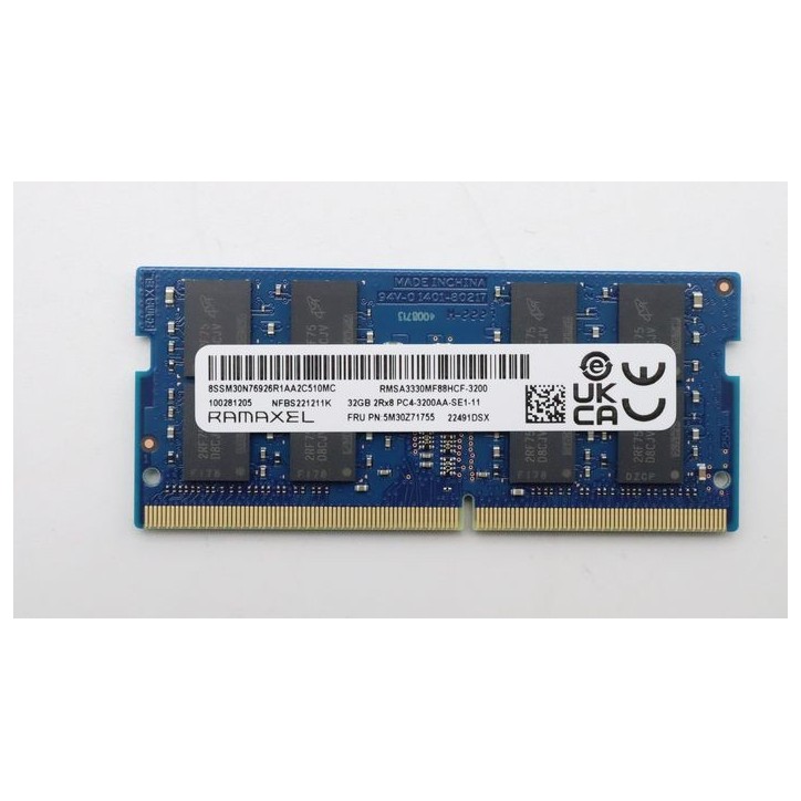 5M30Z71755 32GB DDR4 SODIMM memory module FRU5M30Z71755