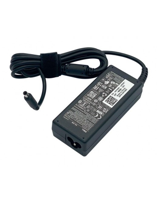 W1N63 Dell AC Adapter, 65W, 19.5V, 3 Pin, 4.5mm, C6 Power Cord 09WC73 C6