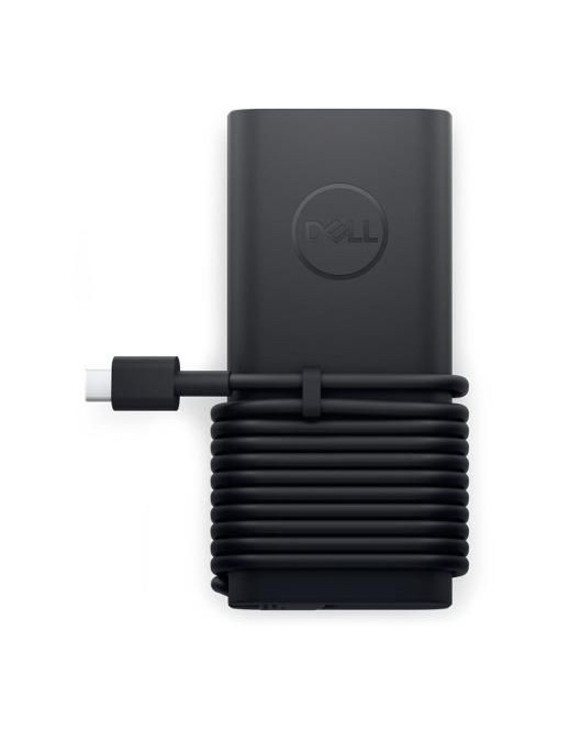 450-BBVC Dell 65W USB-C power adapter, designed for charging USB-C devices, includes 1m power cable, fast charging capability. 0