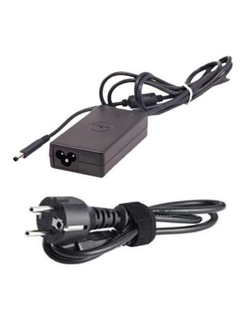 450-18061 Dell Power Supply Power Cord: European 3 Wire 45W AC Adapter with 2m Power Cord for XPS 13/XPS 12/XPS 13 MLK Black