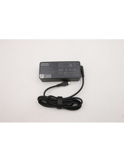 FRU02DL125 Lenovo 65W USB-C AC power adapter, designed for Lenovo laptops, ultraportable, fast charging with Smart Voltage techn