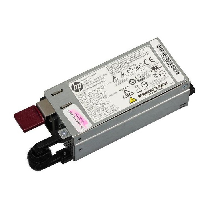 754376-001 900W Hot Plug Power Supply 813534-B21 Unit, 1U Form Factor 900W HP
