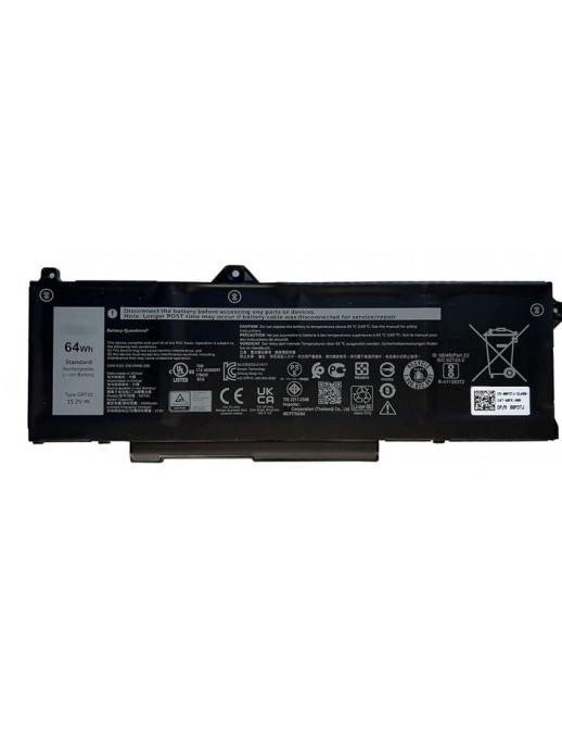 R05P0 Dell Battery, 64WHR, 4 Cell, Lithium Ion, BYD, (Primary) 64 Wh