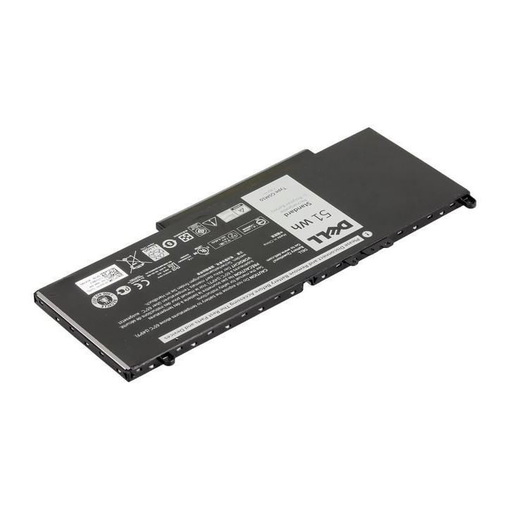 G5M10 Dell 51Wh, 4-cell, Li-Po, 7.4V, 6460mAh, Dell Inspiron E5250/E5270/E5450/E5470/E5550/E5570 0M1WHV 51 Wh