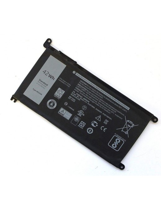 0T2JX4 Dell 3-cell lithium-ion prismatic battery with 42Wh capacity, compatible with Dell laptops, rechargeable design. 42 Wh