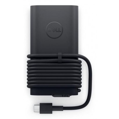 DELL-TH5RJ DELL-TH5RJ Dell 100w usb-c GaN Ultra Slim Adapter with Power Cord - euro - 1yr Ltd hw Warranty - SnP Black