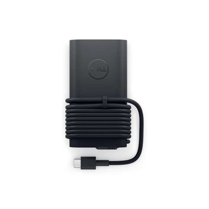 DELL-TH5RJ Dell 100w usb-c GaN Ultra Slim Adapter with Power Cord - euro - 1yr Ltd hw Warranty - SnP Black