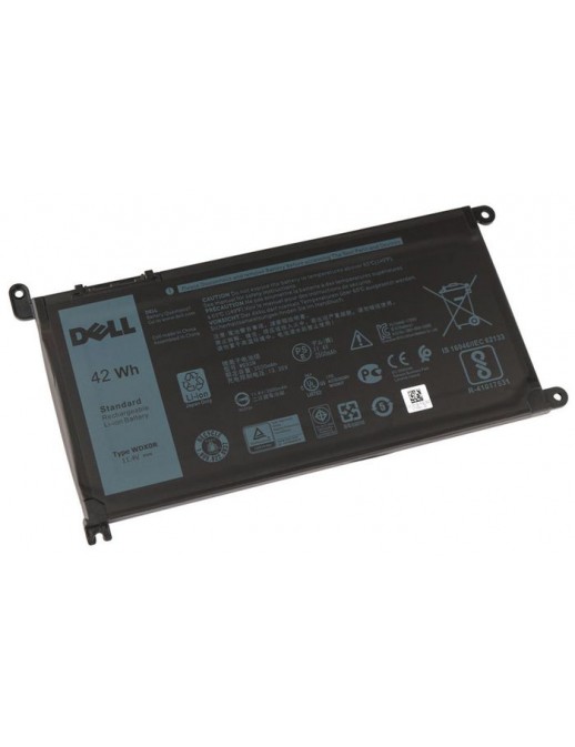 0C4HCW Dell Lithium-ion battery with 42Wh capacity, 11.4V voltage, 3-cell prismatic design, suitable for Dell Inspiron laptops. 