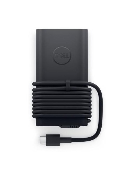 TH5RJ Dell 100w usb-c GaN Ultra Slim Adapter with Power Cord - euro - 1yr Ltd hw Warranty - SnP Black