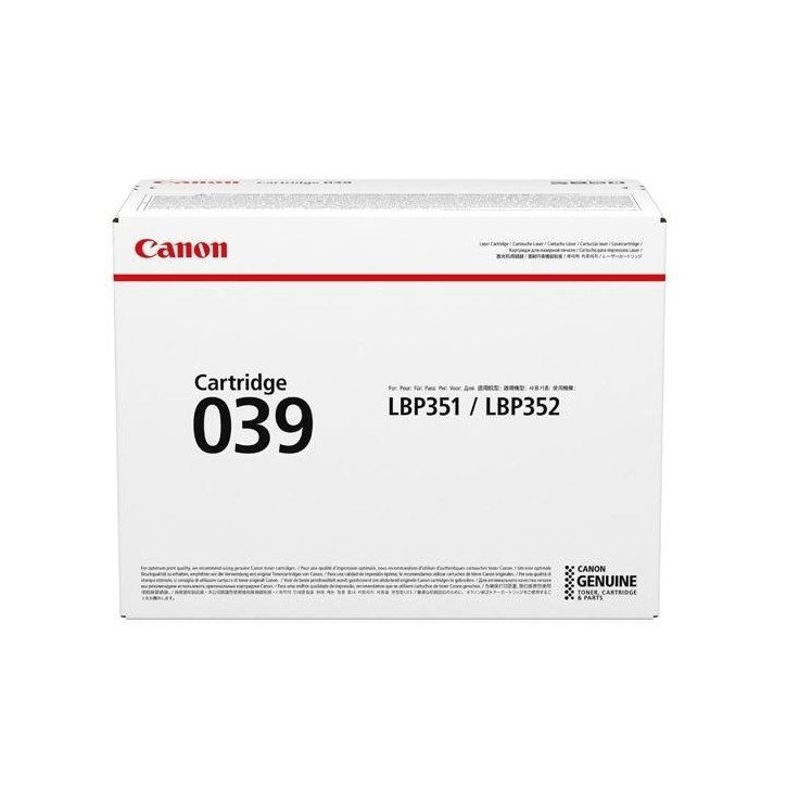 0287C001 Canon Toner cartridge 039 11000 pagine