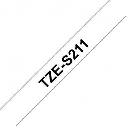 TZE-S211 TZE-S211 Brother TZe-S211 - Strong Adhesive Tape, 8 m, 6 mm Inkjet Features DSE