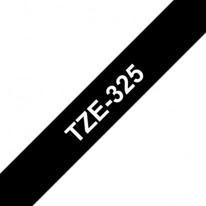 TZE-325 TZE-325 Brother 9 mm (W), 8 m, Laminated, White/Black Black Features DSE