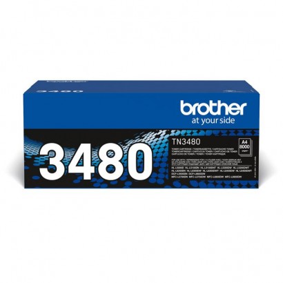 TN-3480 TN-3480 Brother Toner Cartridge, 8,000 pages, Black 8000 pagine Features DSE