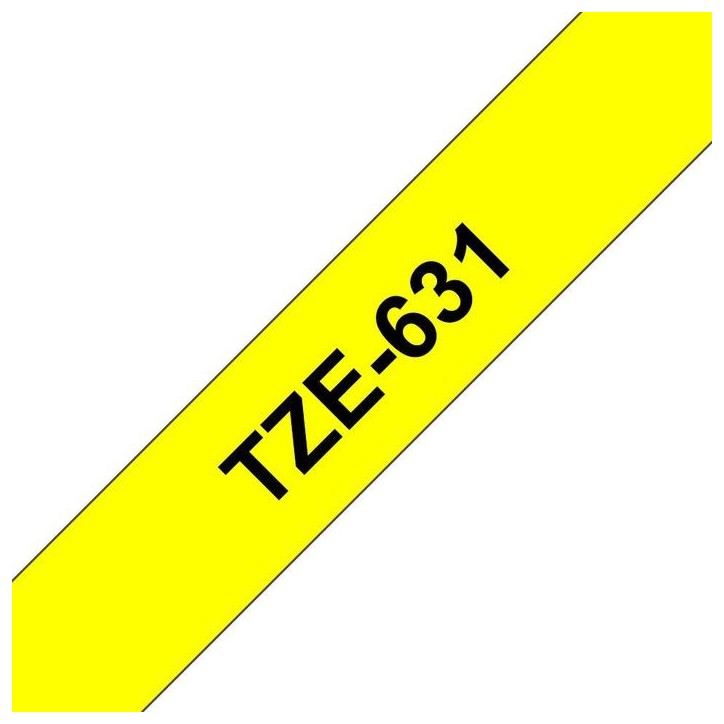 TZE631 Brother 8 m, 12 mm, TZe Brother TZE631 Brother 8 m, 12 mm, TZe Brother